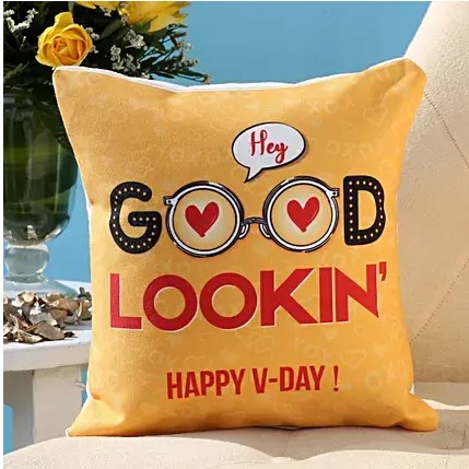 Flirty Wishes Of Valentines Cushion